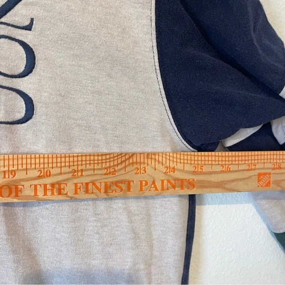 Mens Vintage Izod Sport Rugby Polo Shirt sz XL Colorblock Long Sleeve 90s 80s - Picture 9 of 13